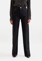 Wide-Leg Jeans High Waist with Stretch in Grey |  Seidensticker Onlineshop
