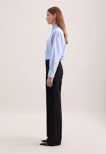 Jeans à jambes larges taille haute avec stretch in Gris |  Seidensticker Onlineshop