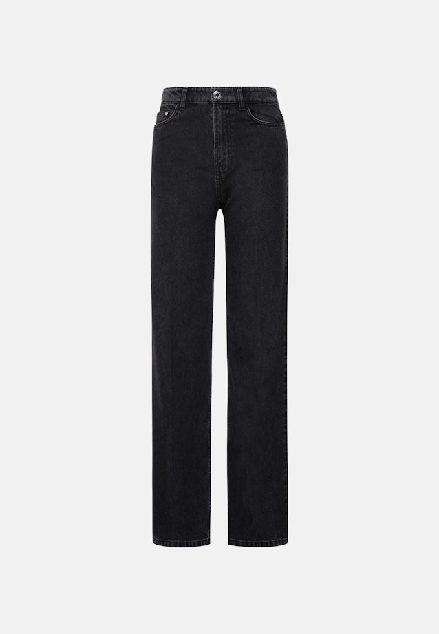 Wide-Leg Jeans High Waist with Stretch in Grey |  Seidensticker Onlineshop