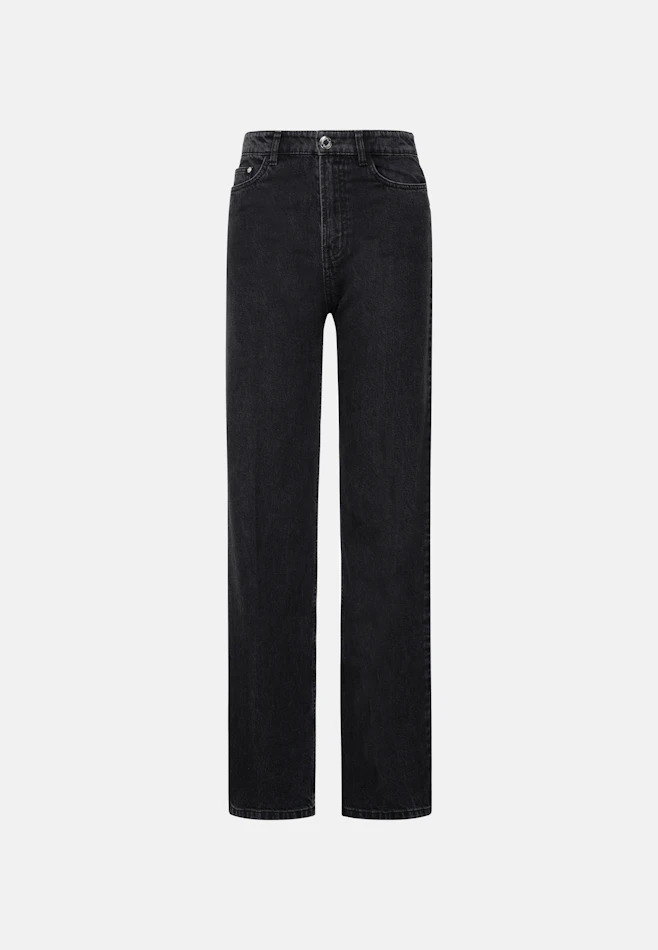 Wide- Leg Jeans High Waist in Grey | Seidensticker Onlineshop