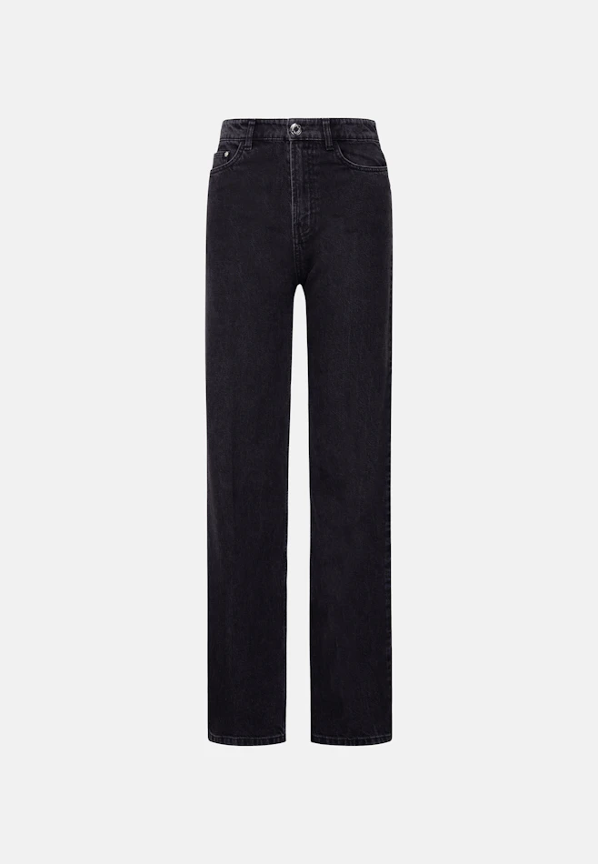 Wide- Leg Jeans High Waist in Grau | Seidensticker Onlineshop