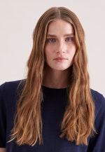 Lightweight knitted shirt made of wool and silk in Navy |  Seidensticker Onlineshop