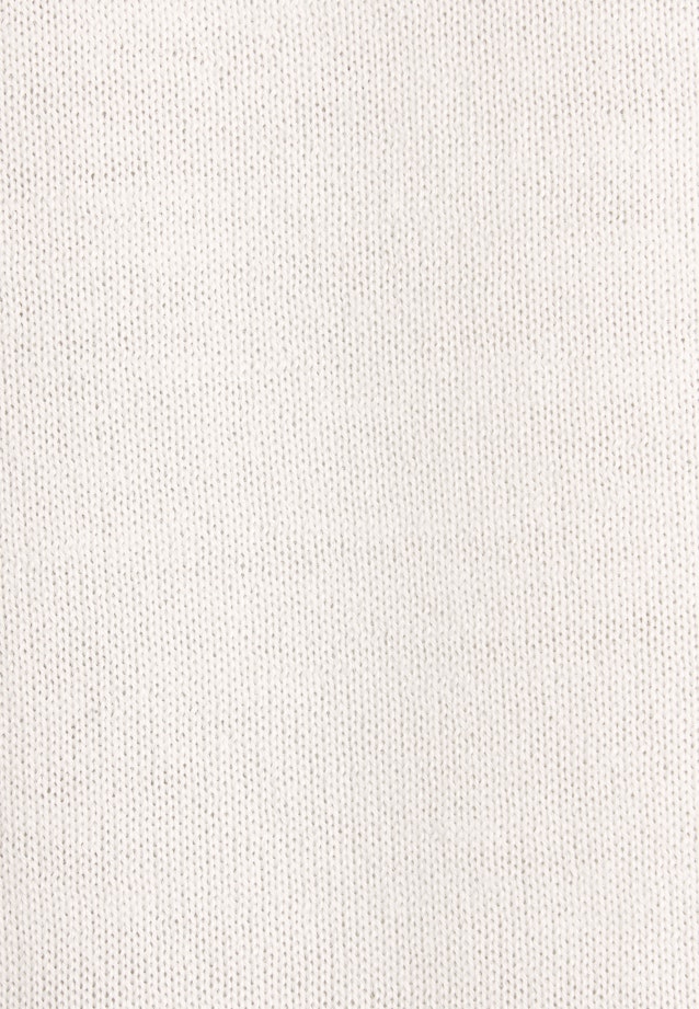 Leichtes Strickshirt aus Wolle und Seide in Ecru |  Seidensticker Onlineshop