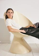 Leichtes Strickshirt aus Wolle und Seide in Off white |  Seidensticker Onlineshop