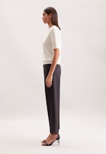 Leichtes Strickshirt aus Wolle und Seide in Ecru |  Seidensticker Onlineshop