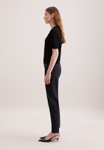 Chemise tricotée légère en laine et soie in Noir |  Seidensticker Onlineshop