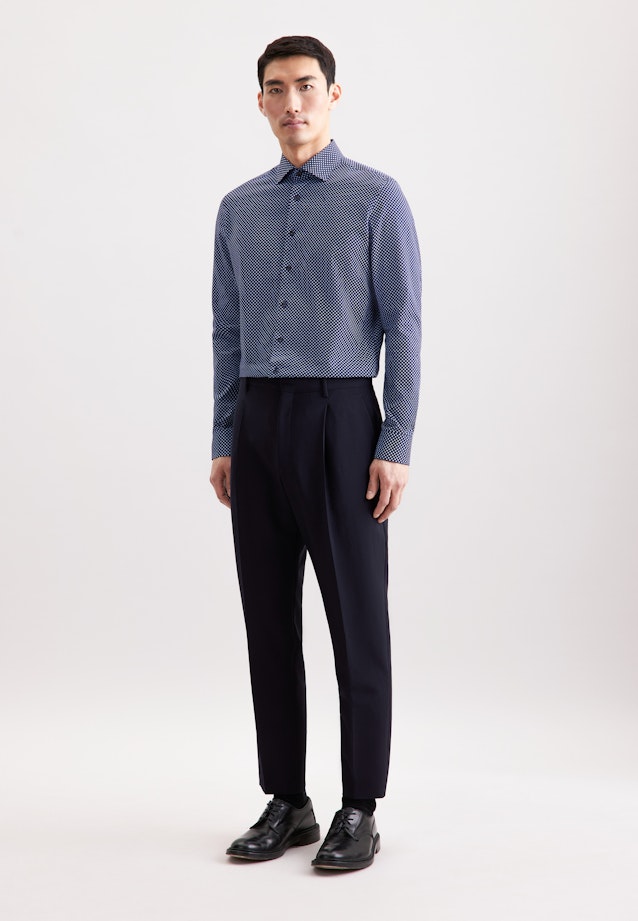 Slim Chemise d'affaires Imprimé in Bleu Foncé |  Seidensticker Onlineshop
