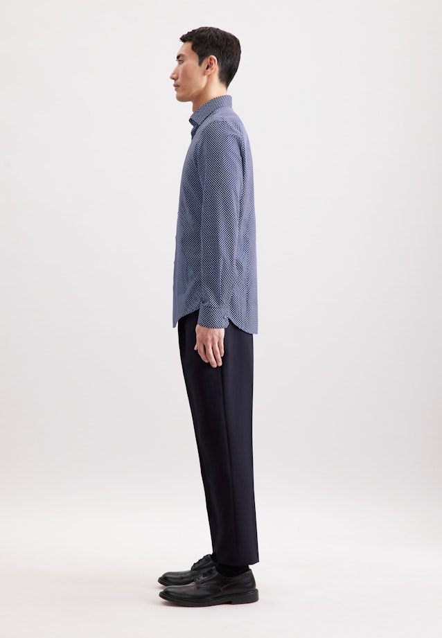 Slim Chemise d'affaires Imprimé in Bleu Foncé |  Seidensticker Onlineshop