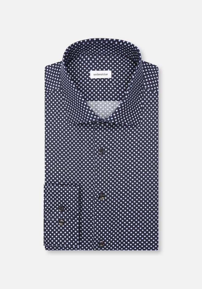Slim Chemise d'affaires Imprimé dans Bleu Foncé | Boutique en ligne Seidensticker