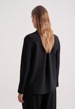Hemdbluse mit langer Manschette in Schwarz |  Seidensticker Onlineshop