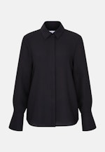 Hemdbluse mit langer Manschette in Schwarz |  Seidensticker Onlineshop