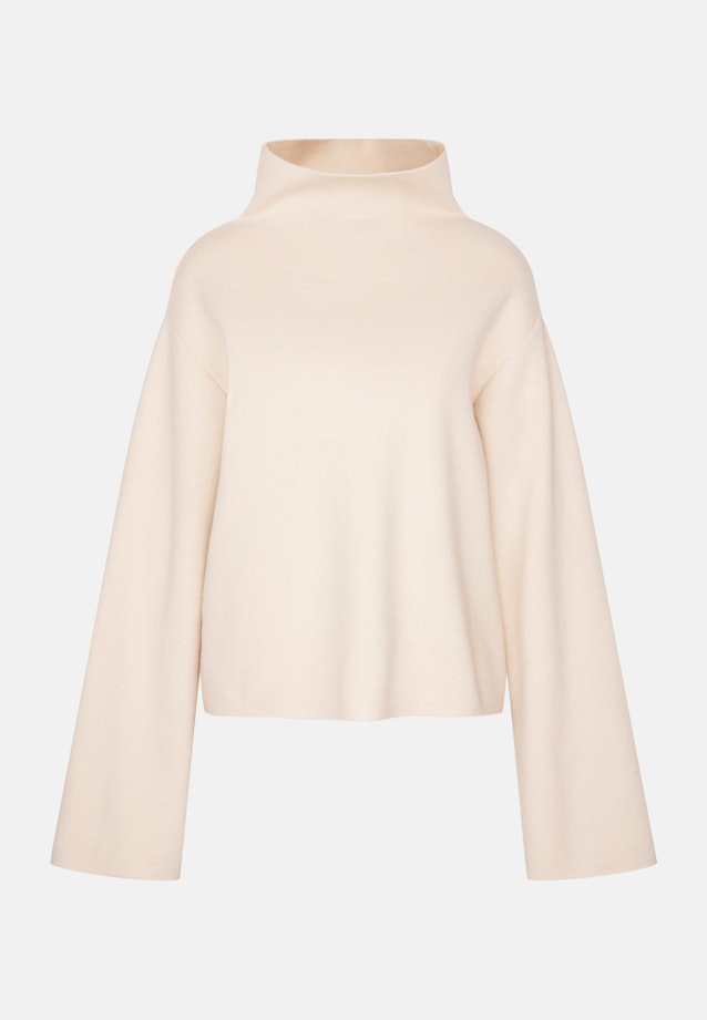 Turtleneck Pullover mit Kaschmir in Ecru |  Seidensticker Onlineshop
