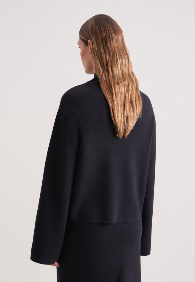 Turtleneck Pullover mit Kaschmir in Schwarz | Seidensticker Onlineshop