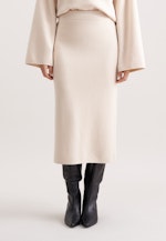 Schmaler Strickrock in Ecru |  Seidensticker Onlineshop