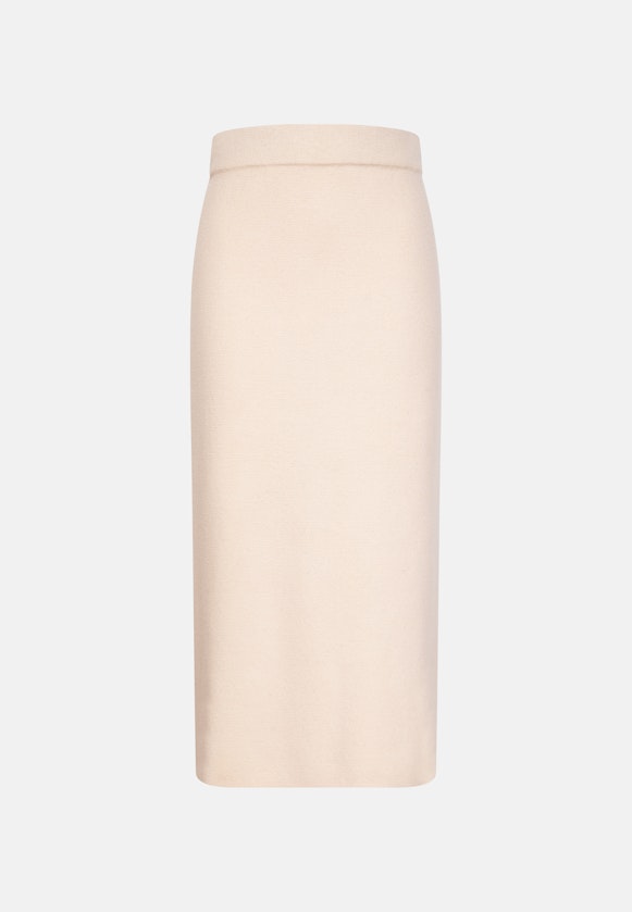 Schmaler Strickrock in Ecru |  Seidensticker Onlineshop