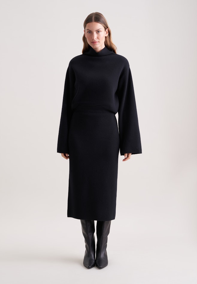 Schmaler Strickrock in Schwarz | Seidensticker Onlineshop