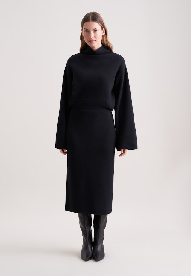 Schmaler Strickrock in Schwarz |  Seidensticker Onlineshop