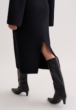 Schmaler Strickrock in Schwarz |  Seidensticker Onlineshop