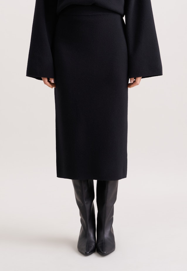 Schmaler Strickrock in Schwarz |  Seidensticker Onlineshop