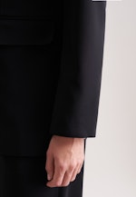 Zweireihiger Oversize Blazer in Schwarz |  Seidensticker Onlineshop