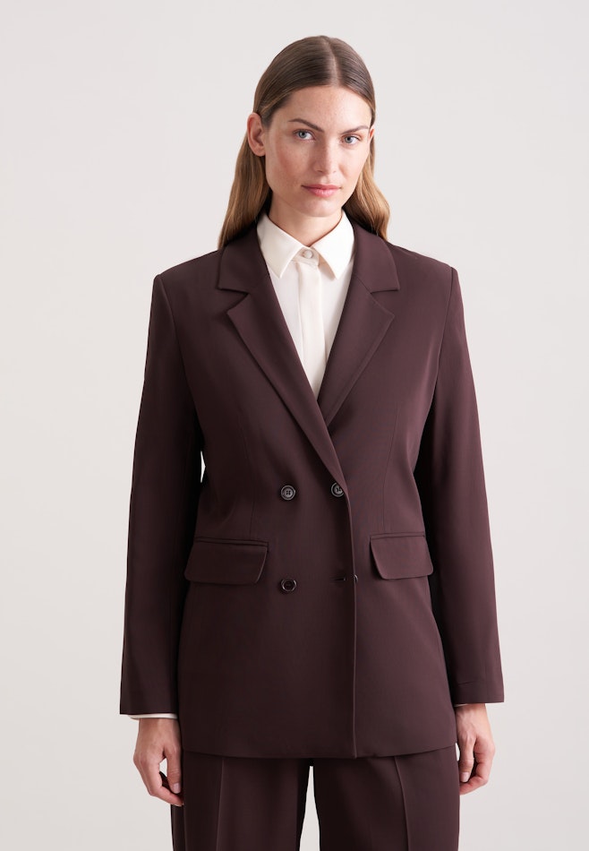 Zweireihiger Oversize Blazer in Braun | Seidensticker Onlineshop