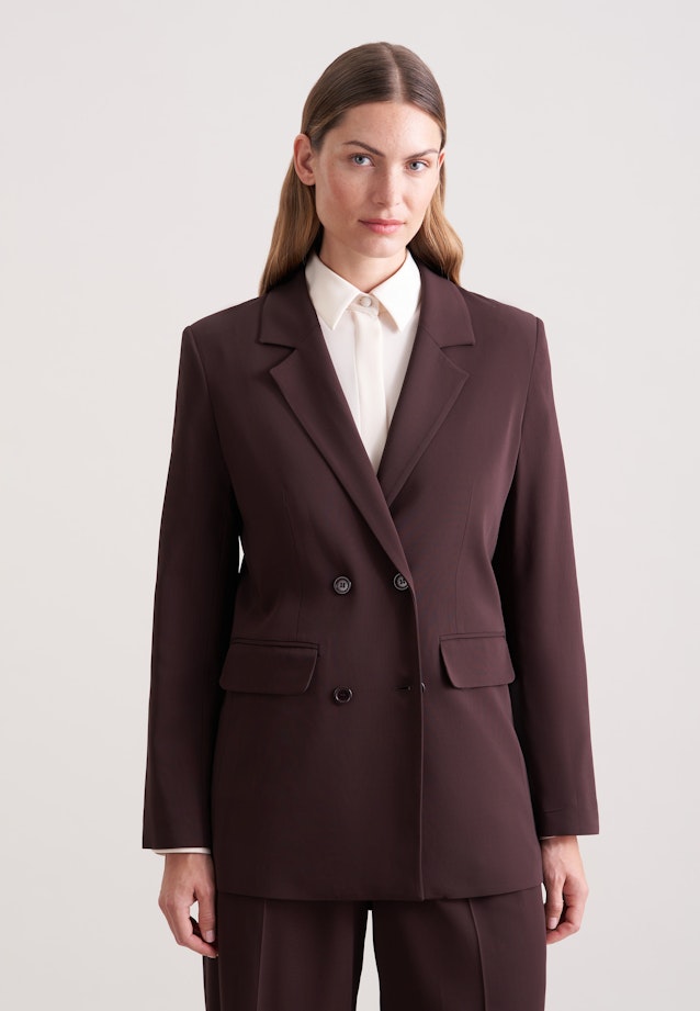Zweireihiger Oversize Blazer in Braun |  Seidensticker Onlineshop