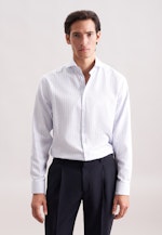 Regular Business Hemd Gestreift in Hellblau |  Seidensticker Onlineshop