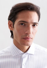 Regular Chemise d'affaires Rayures in Bleu Clair |  Seidensticker Onlineshop