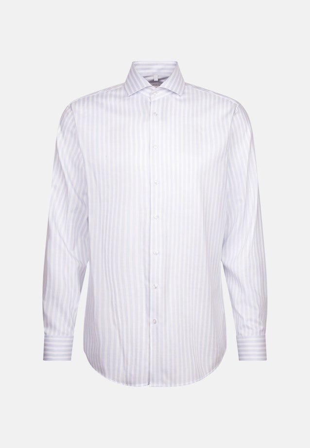 Regular Chemise d'affaires Rayures in Bleu Clair |  Seidensticker Onlineshop