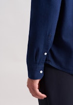 Regular Casual Hemd Struktur in Dunkelblau |  Seidensticker Onlineshop