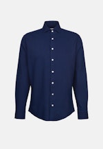 Regular Chemise décontractée Structure in Bleu Foncé |  Seidensticker Onlineshop