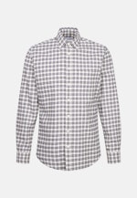 Slim Flanellhemd Karo in Grau |  Seidensticker Onlineshop