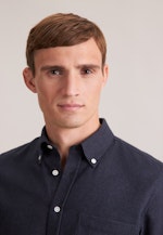 Slim Flannel shirt Uni in Grey |  Seidensticker Onlineshop