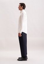 Slim Flanellhemd Uni in Ecru |  Seidensticker Onlineshop