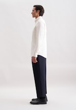 Slim Flanellhemd Uni in Ecru |  Seidensticker Onlineshop