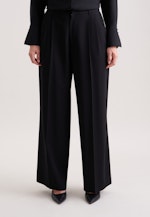 Bundfaltenhose in Schwarz |  Seidensticker Onlineshop