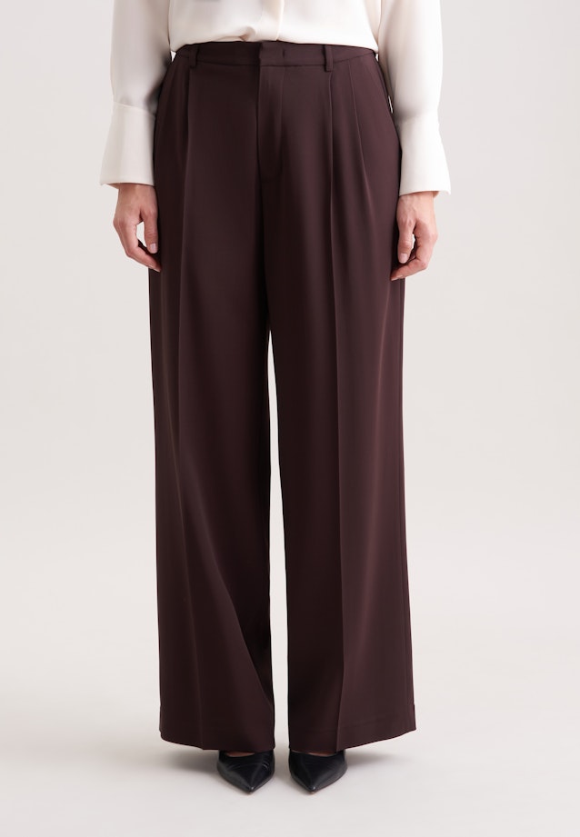Bundfaltenhose in Braun |  Seidensticker Onlineshop