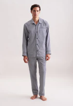 Regular Pyjama Gestreift in Dunkelblau |  Seidensticker Onlineshop
