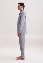 Regular Pyjama Karo in Dunkelblau |  Seidensticker Onlineshop