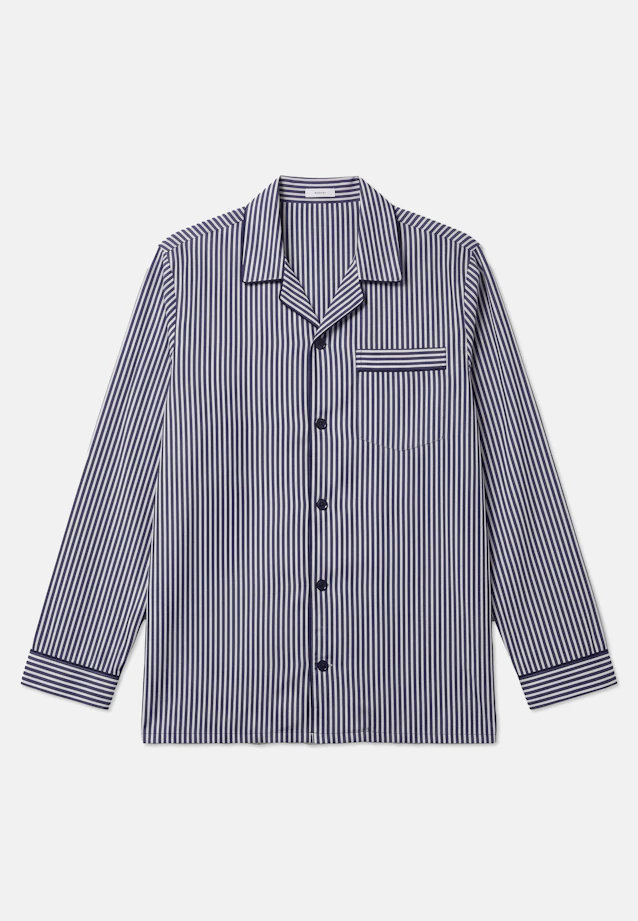 Regular Pyjama Gestreift in Dunkelblau |  Seidensticker Onlineshop