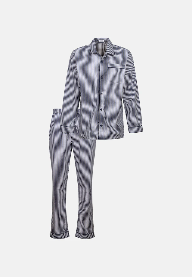 Regular Pyjama Gestreift in Dunkelblau |  Seidensticker Onlineshop