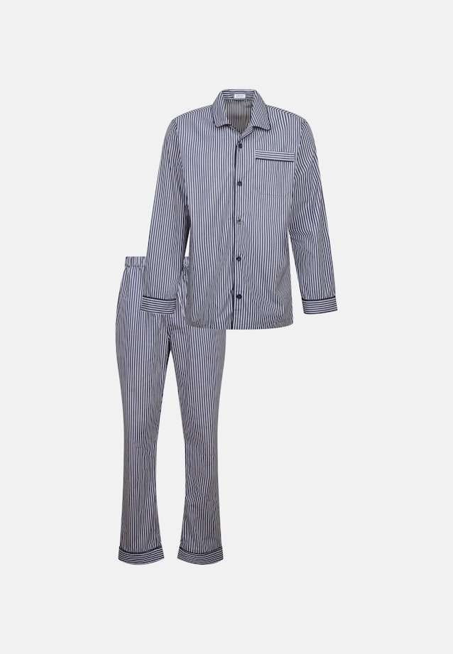 Regular Pyjama Karo in Dunkelblau |  Seidensticker Onlineshop