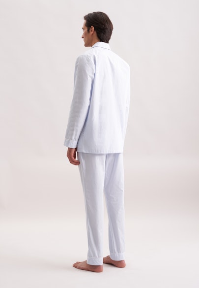 Regular Pyjama Karo in Hellblau |  Seidensticker Onlineshop
