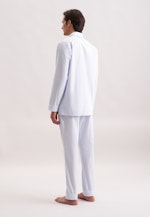 Regular Pyjama Karo in Hellblau |  Seidensticker Onlineshop