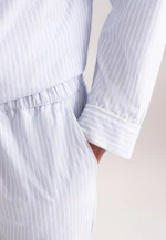 Regular Pyjama Gestreift in Hellblau |  Seidensticker Onlineshop