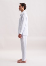 Regular Pyjama Karo in Hellblau |  Seidensticker Onlineshop