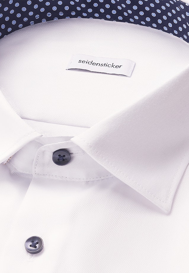 Shaped Business shirt Uni in Weiß |  Seidensticker Onlineshop