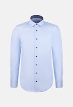 Shaped Business Hemd Uni in Mittelblau |  Seidensticker Onlineshop