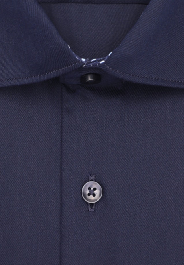 Shaped Business Hemd Uni in Dunkelblau |  Seidensticker Onlineshop