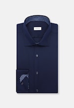 Shaped Business Hemd Uni in Dunkelblau |  Seidensticker Onlineshop